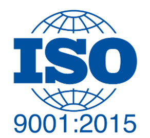 ISO 9001:2015 certification badge
